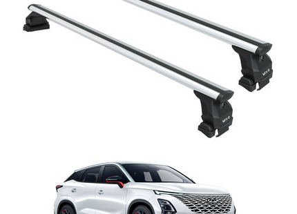 For Chery Omoda 5 Roof Rack System, Aluminium Cross Bar, Normal Roof, Silver