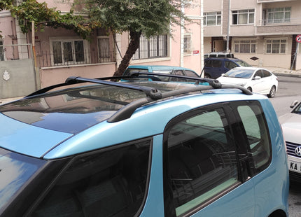 For Toyota Rav 4 2013-18 Roof Rack Cross Bars Raised Rail Alu Silver