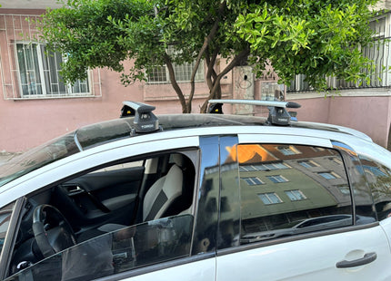 For Citroen C3 A51 2009-2016 Roof Rack Cross Bars Fix Pro Roof Alu Silver