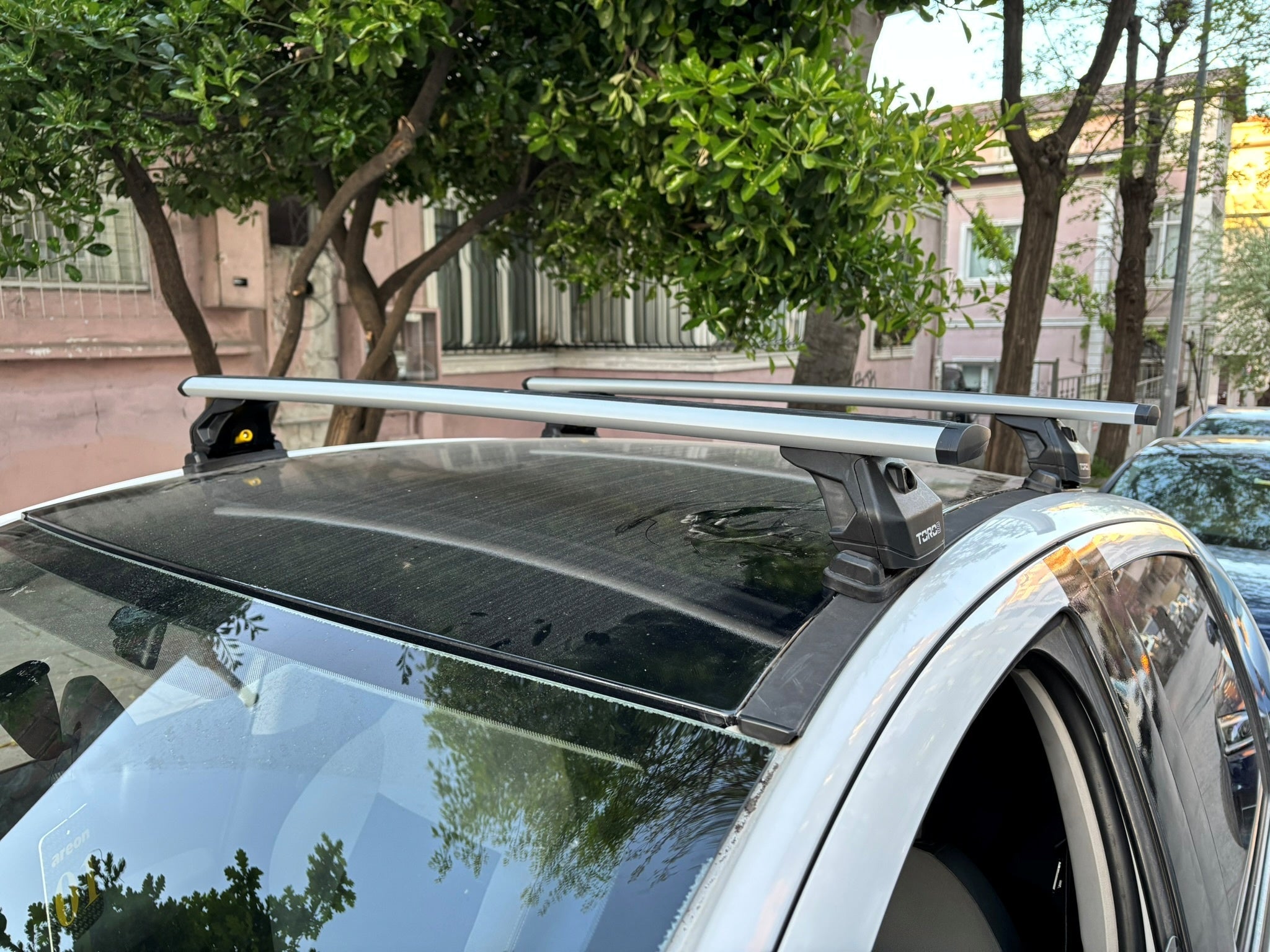 For Citroen C3 A51 2009-2016 Roof Rack Cross Bars Fix Pro Roof Alu Black