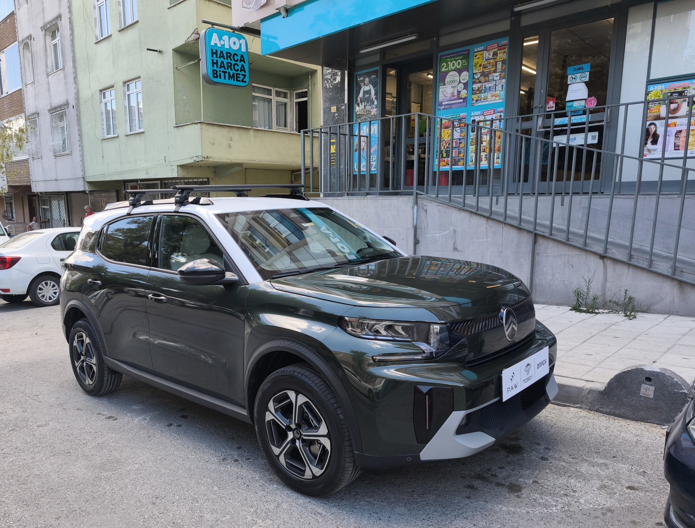 For Citroen C3 Aircross 2024-2025 Roof Rack Cross Bars Normal Roof Alu Silver