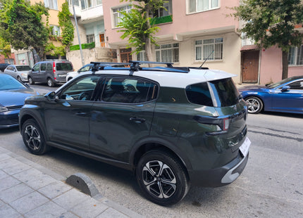 For Citroen C3 Aircross 2024-2025 Roof Rack Cross Bars Normal Roof Black