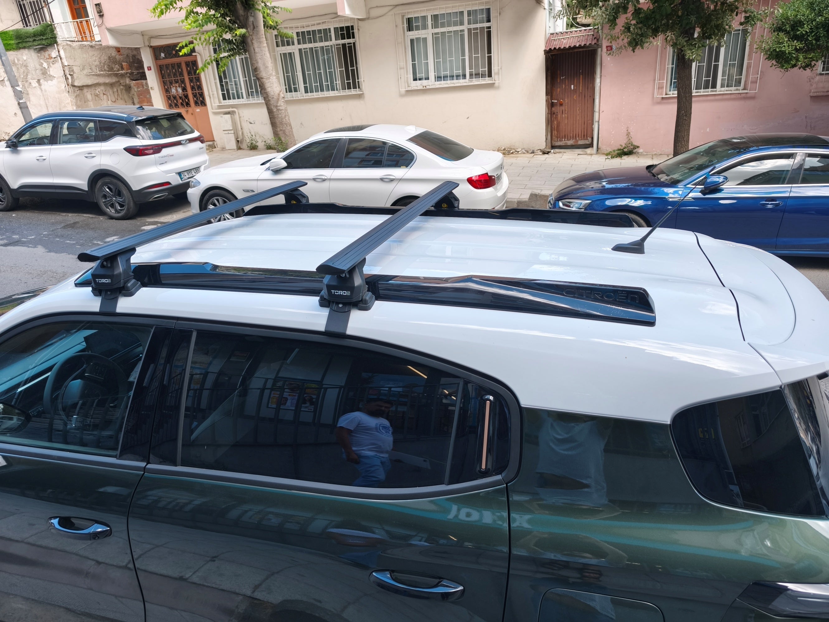 For Citroen C3 Aircross 2024-2025 Roof Rack Cross Bars Normal Roof Black