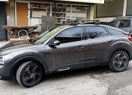 For MG MG4 Roof Rack System, Aluminum Cross Bar, Normal Roof, Black