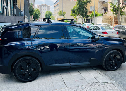 For Citroen C5 Aircross (2025- Up) Roof Rack System Cross Bars - Aluminum Lockable - Black