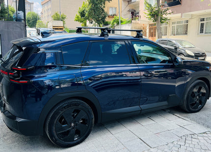 For Citroen C5 Aircross (2025- Up) Roof Rack System Cross Bars - Aluminum Lockable - Black