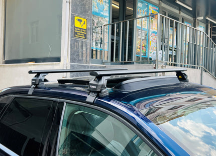 For Citroen C5 Aircross (2025- Up) Roof Rack System Cross Bars - Aluminum Lockable - Black