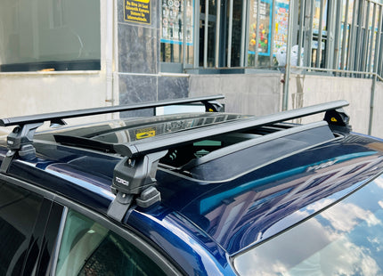 For Citroen C5 Aircross (2025- Up) Roof Rack System Cross Bars - Aluminum Lockable - Black