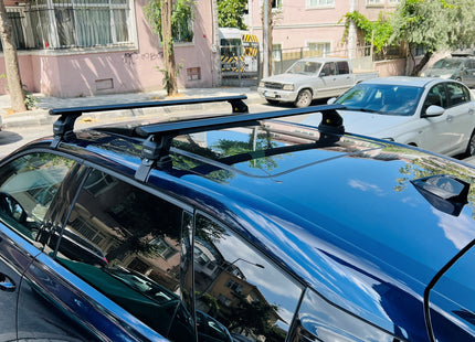 For Citroen C5 Aircross (2025- Up) Roof Rack System Cross Bars - Aluminum Lockable - Black