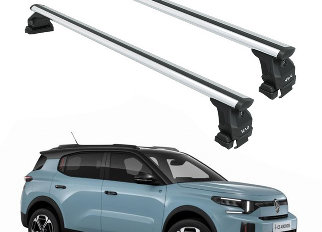 For Citroen C3 Aircross 2024-2025 Roof Rack Cross Bars Normal Roof Alu Silver