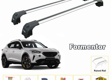For Cupra Formentor Roof Rack System, Aluminium Cross Bar Silver 2021- Up