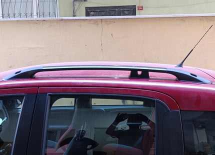 Fiat Panda 319 Roof Rails 2011-2025 | Black Aluminum Side Roof Rail System