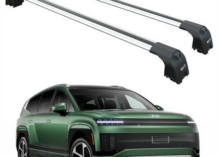 For Hyundai ioniq 9 Roof Rack Cross Bars Flush Rails Alu Silver