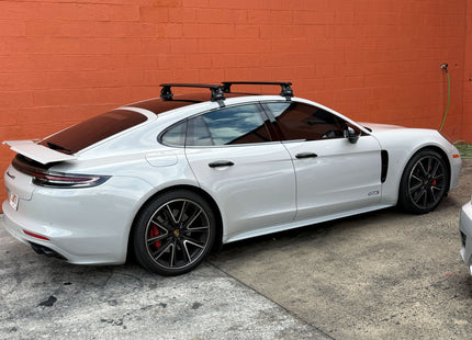 For Porsche Panamera 971 2016-2025 Roof Rack Cross Bars Normal Roof Black
