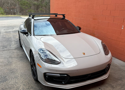 For Porsche Panamera 971 2016-2025 Roof Rack Cross Bars Normal Roof Black