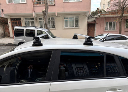 Subaru WRX 2019-2025 Roof Rack Cross Bar Fix Point Pro Fix Silver