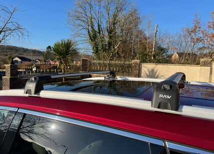 For Nissan X-Trail T33 2021-2025 Roof Rack Cross Bars Flush Rail Black