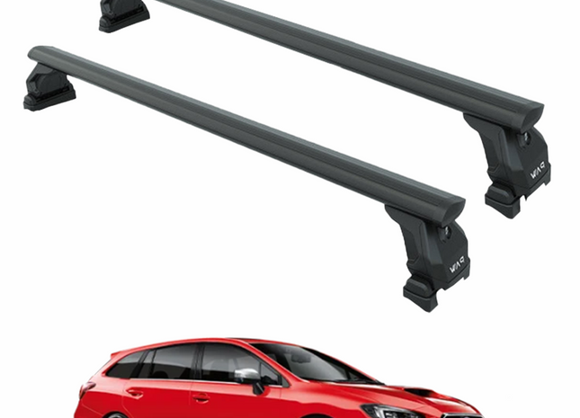 For Subaru Levorg 2015-2020 Roof Rack Cross Bars Fix Point Black