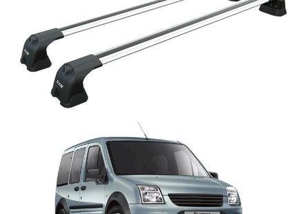 Ford Transit Connect (2010–2013) Roof Rack Carrier Cross Bars Paw Pro 3 Silver