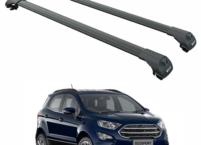 For Ford EcoSport 2018-2025 Roof Rack Cross Bars Flush Rail Alu Silver