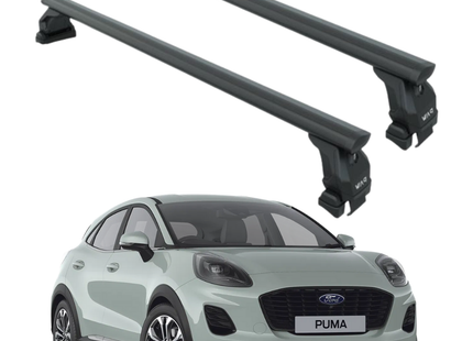 Fix Pro Roof Rack Cross Bars - Ford Puma 2019-2025 Normal Roof - Aluminum Black