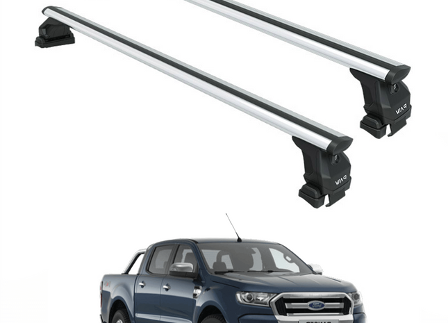 For Ford Ranger 2011-2019 Roof Rack Cross Bars Normal Roof Silver