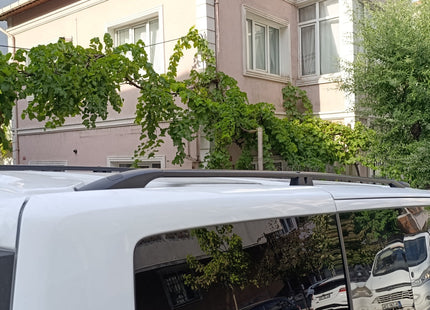 For Ford Transit Custom LWB (2023-2025) Roof Rails & Roof Rack Cross Bars – Full Set, Silver