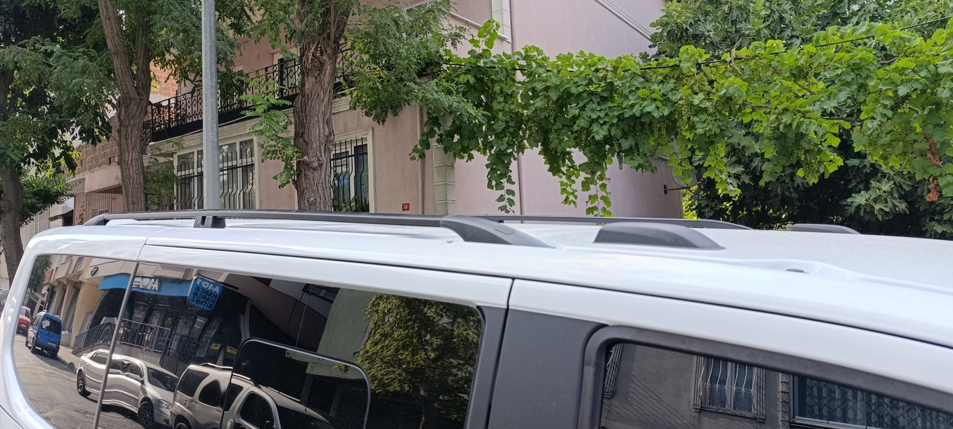 For Ford Transit Custom SWB (2023-2025) Roof Rails & Roof Rack Cross Bars – Full Set, Silver