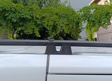 For Ford Transit Custom LWB (2023-2025) Roof Rails & Roof Rack Cross Bars – Full Set, Black