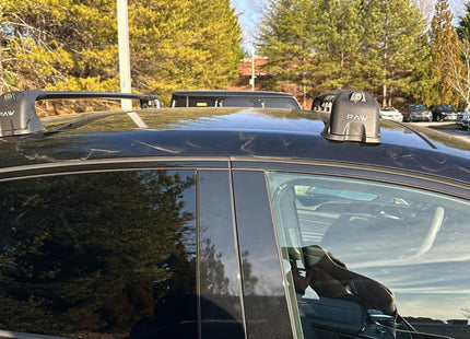 For Mercedes GLE Coupe 2015-2025 Roof Rack Cross Bars Fix Point Alu Black