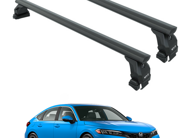 For Honda Civic Hatchback 2021-2025 Roof Rack Cross Bars Normal Roof Alu Black
