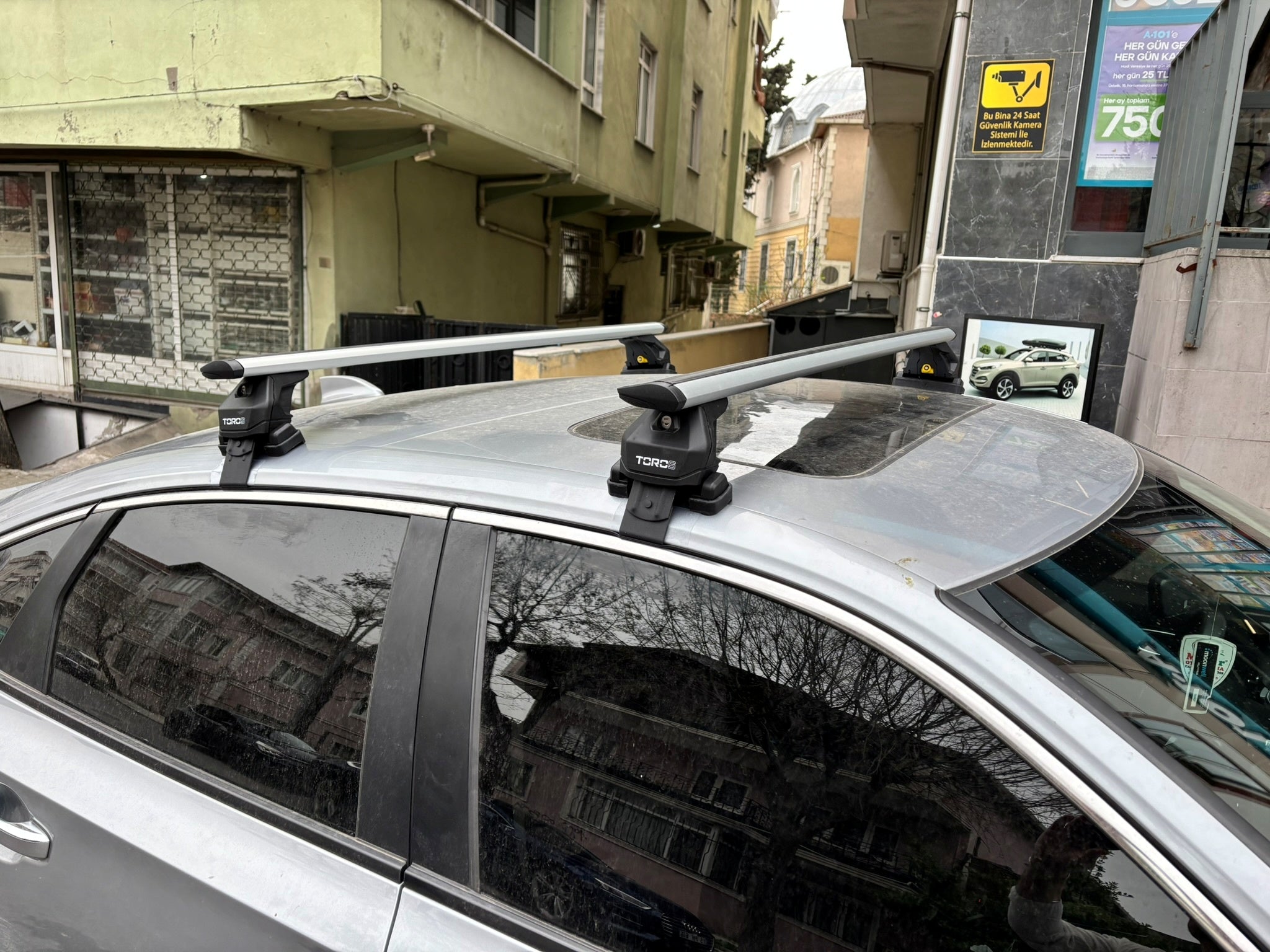 For Peugeot 3008 2025- Up Roof Rack Cross Bars Normal Roof Alu Black