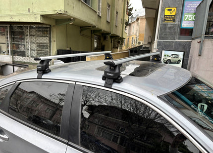 For Peugeot 3008 2024- Up Roof Rack Cross Bars Normal Roof Alu Silver