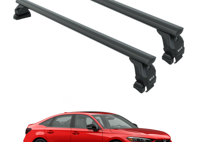 For Honda Civic Sedan 2021-2025 Roof Rack Cross Bars Normal Roof Alu Black