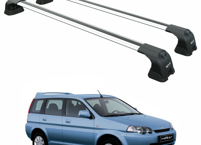 Honda HRV Roof Racks Cross Bars Rails Top Carrier Alu Silver 2PCS 1999-2005