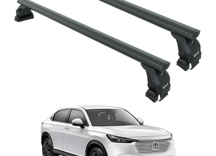 For Honda HR-V 2022-2025 Roof Rack Cross Bars Normal Roof Alu Black