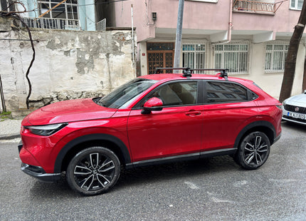 For Honda HR-V 2022-2025 Roof Rack Cross Bars Normal Roof Alu Black