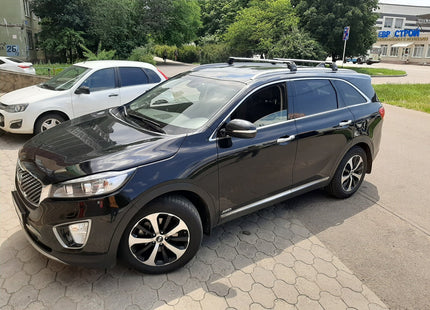 For Kia Sorento 2015-20 Roof Rack Cross Bars Flush Rail Alu Silver