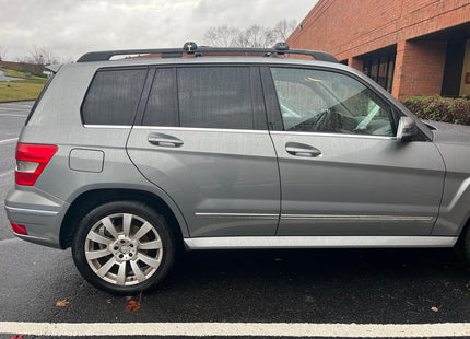 For Mercedes Benz GLK X204 2009-15 Roof Rack Cross Bars Metal Bracket Raised Rail Alu Black