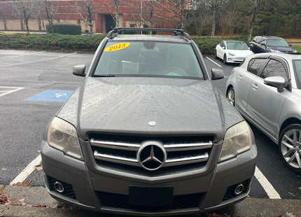 For Mercedes Benz GLK X204 2009-15 Roof Rack Cross Bars Metal Bracket Raised Rail Alu Black