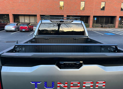 For Toyota Tundra 2016-Up Bed Rack Cross Bar Roof Rack Alu Silver