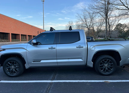 For Toyota Tundra Roof Rack Cross Bars Normal Roof Alu 2015-Up Black