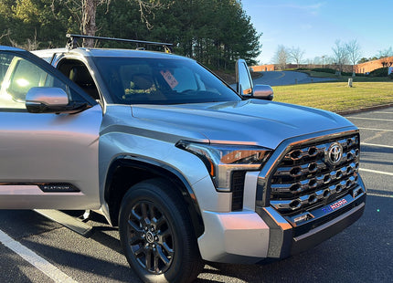 For Toyota Tundra Roof Rack Cross Bars Normal Roof Alu 2015-Up Black