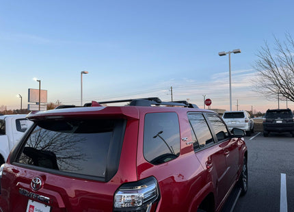 For Toyota 4Runner N280 Roof Rack Cross Bars Raised Rail Alu Black 2010-2024