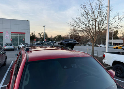 For Toyota 4Runner N280 Roof Rack Cross Bars Raised Rail Alu Silver 2010-2024