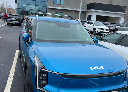 For Kia EV9 Roof Rack Cross Bars Flush Rail Silver