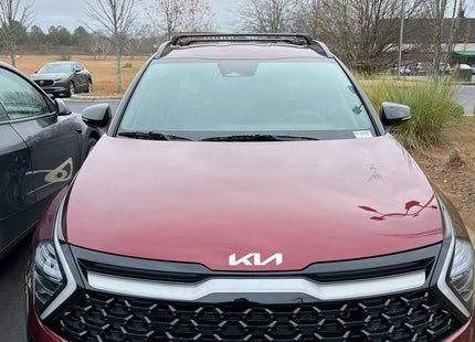 For Kia Sportage 2022-2025 Roof Rack Cross Bars Raised Rail Alu Silver