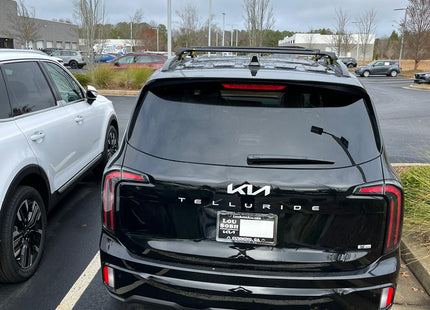 Roof Racks for Kia Telluride Roof Rack Cross Bars Raised Rail Alu Black Pro 1