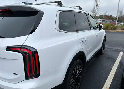 For Kia Telluride 2020-Up Roof Rack Cross Bar Flush Rail Black