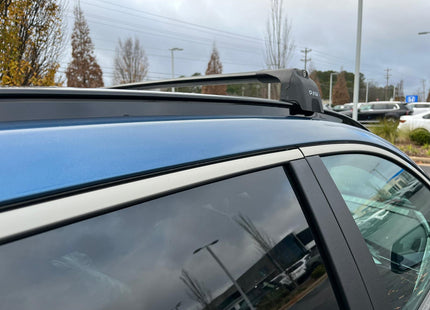 For Kia Niro 2017-Up Roof Rack Cross Bars Flush Rail Alu Silver